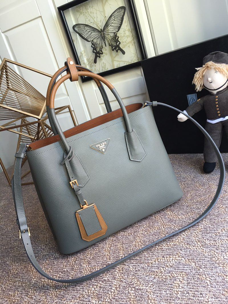Pra*a top handle bags